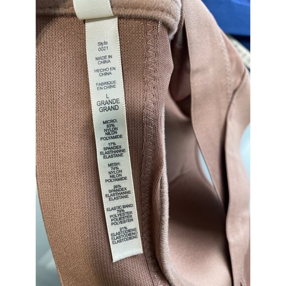 Rhonda Shear 2Pack Molded Cup Bra with Wrap Back Size Large Mahogany Navy 646.18 - Picture 6 of 10